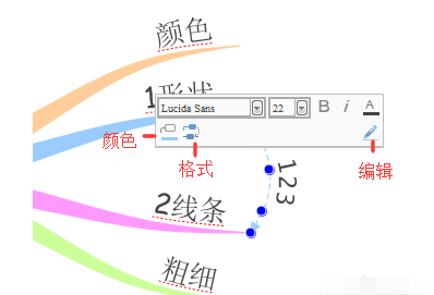 iMindMap关联线完成美化的简单操作