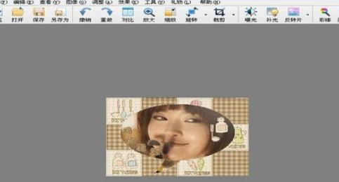 光影魔术手设计大头贴的方法步骤