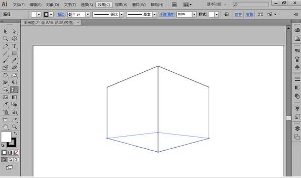 Adobe Illustrator CS6借助透视网格设计三维图的方法步骤