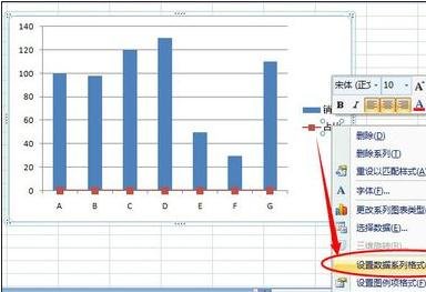 excel2007设置次坐标轴的操作步骤