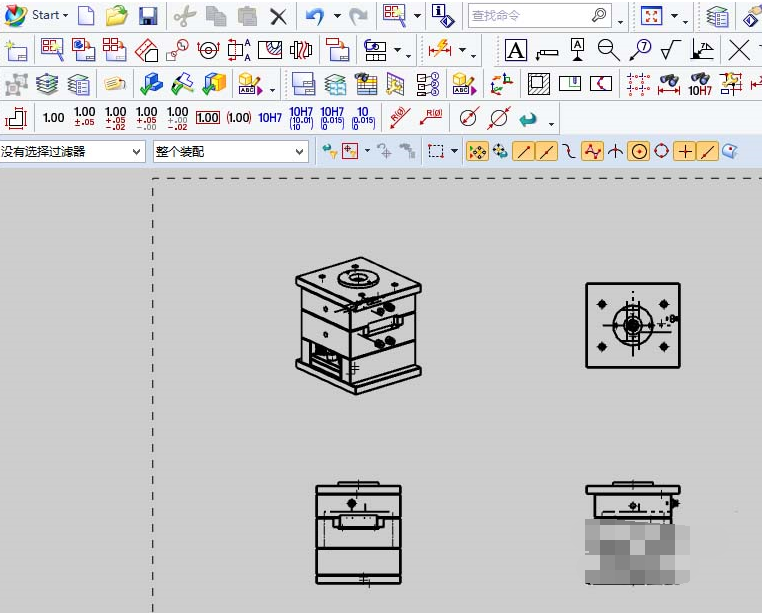 UG10.0制作工程图的详细方法