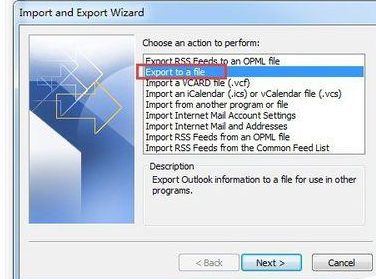 Microsoft Office Outlook导入以前邮件的相关操作教程