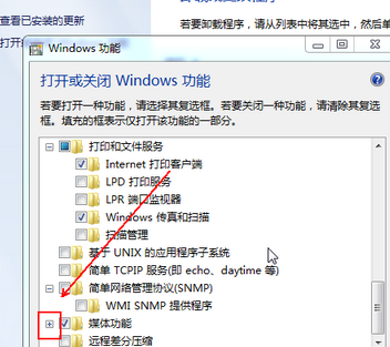 Windows Media Player关闭媒体功能的方法步骤