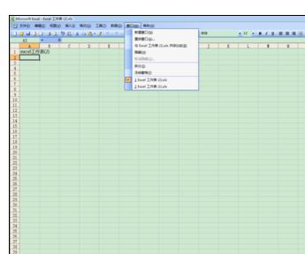excel2007将两个工作表分开窗口显示的操作教程