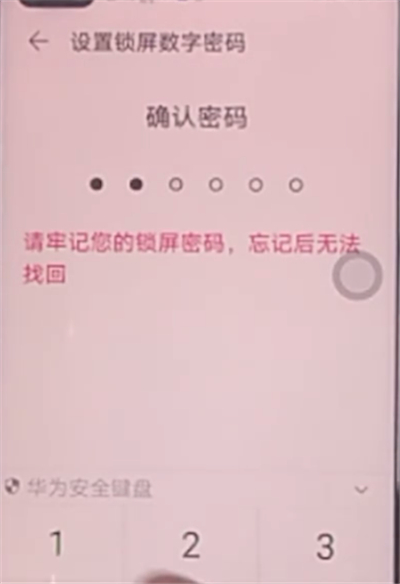 荣耀v30pro中设置锁屏密码的详细方法