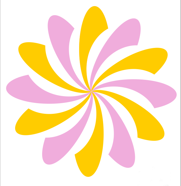 CorelDraw X4制作彩色旋转花朵图标的详细操作教程