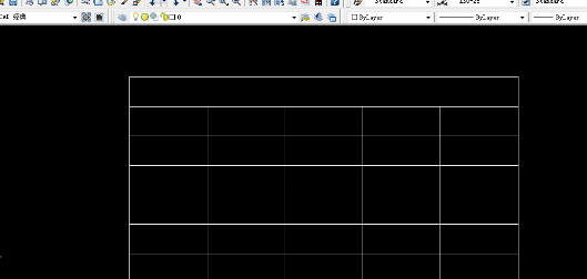AutoCAD2008表格添加快捷步骤