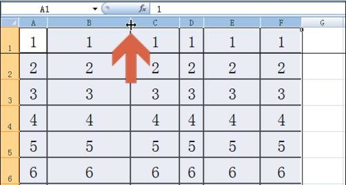 excel2007平均分配列宽的操作教程