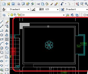 AutoCAD2016绘画顶面布置图的相关使用方法