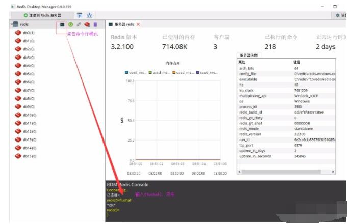 redis desktop manager怎么清空缓存?redis desktop manager清空Redis缓存的方法