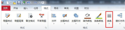 mindmanager中线条样式的设置方法步骤