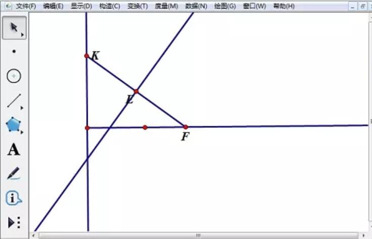 几何画板中利用抛物线准线构造抛物线的方法步骤
