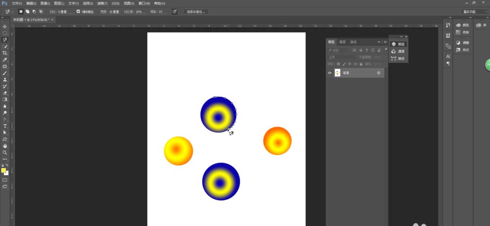 photoshop cs6中精确选择图层中某个对象的操作教程