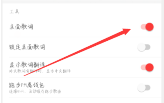 网易云音乐歌词怎么显示在屏幕上？网易云音乐歌词显示在屏幕上的具体操作步骤