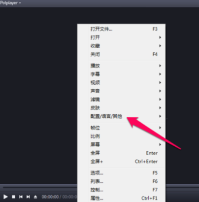 PotPlayer设置最前端的操作教程