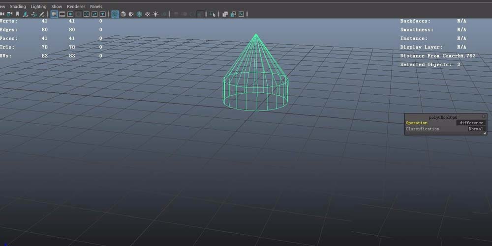 maya中布尔工具使用操作教程
