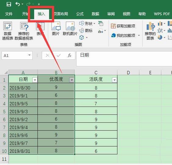 Excel表格中数据转成三维立体饼图的具体操作