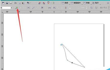 CorelDraw X4删除节点的具体操作步骤