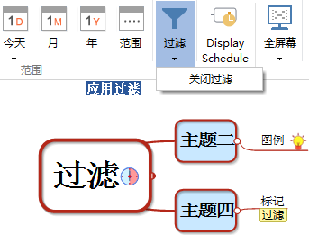 MindMapper中过滤功能的方法步骤