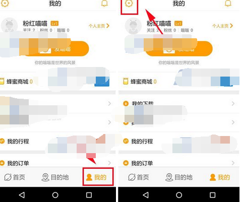 蚂蜂窝自由行中取消私信提醒的方法