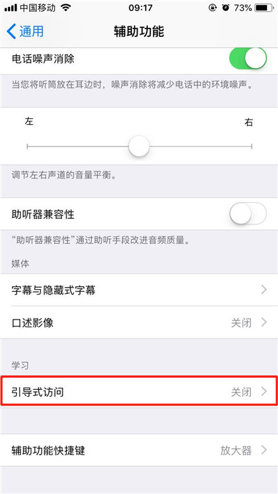 在iphonex中打开引导式访问的详细步骤