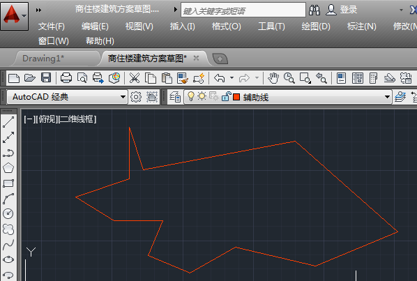 AutoCAD建立面域的基础操作