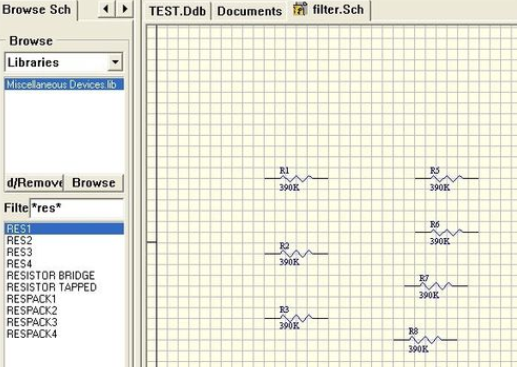protel99se画原理图的操作教程