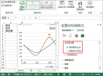 excel2013设计出趋势图的详教学