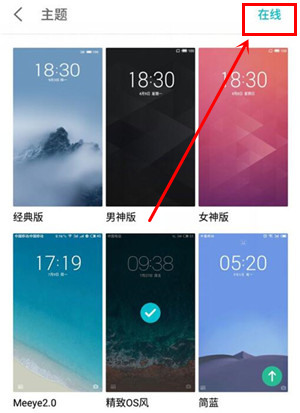 魅族16sPro更换主题的方法步骤